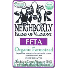 Neighborly Farms of Vermont Feta neighborly farms of vermont feta cheese