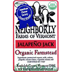 Neighborly Farms of Vermont Jalapeno Jack neighborly farms of vermont jalapeno jack cheese