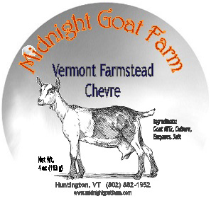 Midnight Goat Farm Classic Chevre midnight goat farm vermont farmstead chevre cheese