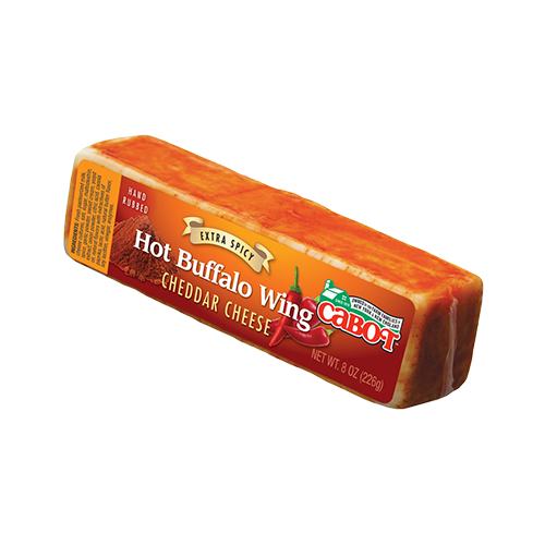 8OZ-HOT-BUFFALO cabot hot buffalo wing cheddar cheese